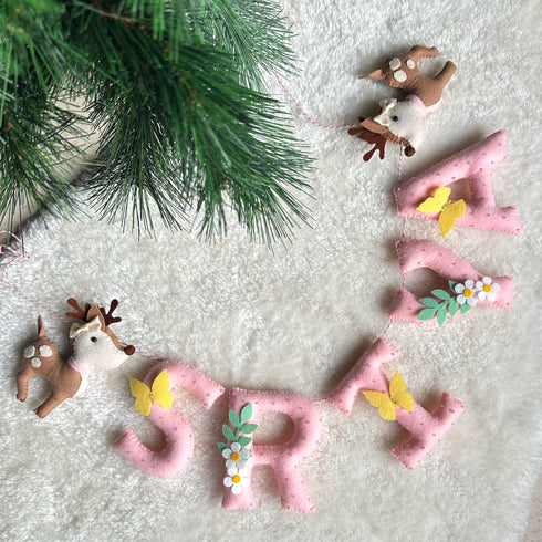 Enchanted Deer Name Bunting/Garland